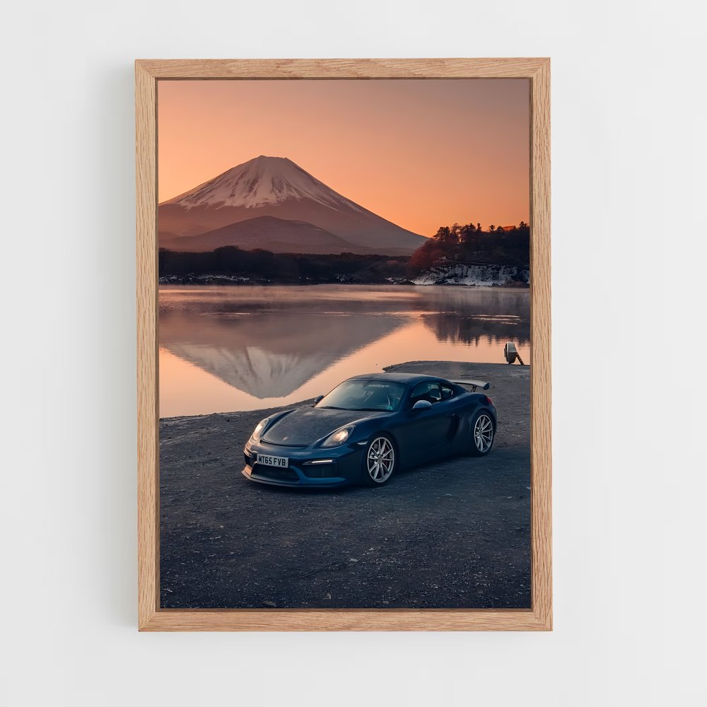 Poster L'Éclat du Cayman – affiche Porsche (vue 4)